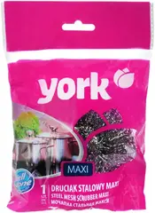 York Макси мочалка металлическая