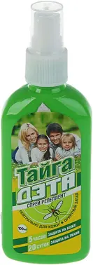 Тайга Дэта спрей репеллент против всех кровососущих насекомых