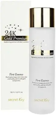 Secret Key 24K Gold Premium First Essence эссенция антивозрастная для лица с коллоидным золотом