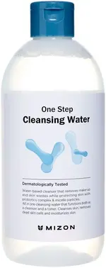 Mizon One Step Cleansing Water вода мицеллярная с пробиотиками