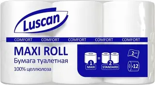 Luscan Comfort Maxi Roll туалетная бумага