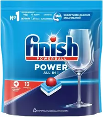 Finish Powerball Power All in One таблетки для посудомоечных машин