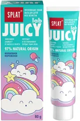 Сплат Juicy Волшебное Мороженое паста зубная укрепляющая для детей всех возрастов