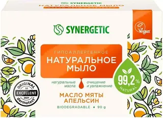 Синергетик Масло Мяты и Апельсин мыло гипоаллергенное натуральное