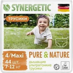 Синергетик Pure & Nature трусики дышащие ультратонкие 7-12 кг