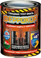 Красковия Феррокор глянцевая грунт-эмаль 4 в 1