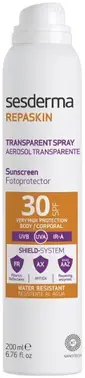 Sesderma Repaskin Transparent Spray Body Sunscreen спрей солнцезащитный для тела
