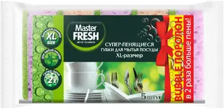 Master Fresh XL Bubble губки для посуды (набор)