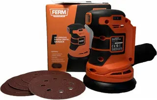 Ferm ESM1014 шлифмашина эксцентриковая аккумуляторная