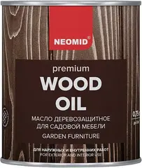 Неомид Premium Wood Oil масло деревозащитное для садовой мебели
