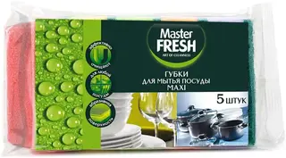 Master Fresh Maxi губки для посуды (набор)