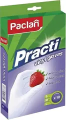 Paclan Practi Vinyl Gloves перчатки виниловые