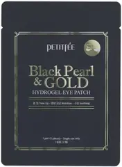 Petitfee Black Pearl & Gold Hydrogel Eye Patch патчи гидрогелевые для кожи вокруг глаз