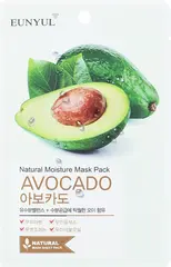 Eunyul Natural Moisture Mask Pack Avocado маска тканевая для лица