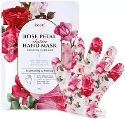 Koelf Rose Petal Satin Hand Mask маска-носочки для рук питательная