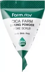 Farmstay Cica Farm Baking Powder Pore Scrub скраб для лица с центеллой в пирамидке