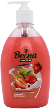 Весна Ассорти Земляника со Сливками крем-мыло жидкое