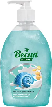 Весна Ассорти Морские Минералы и Соевое Молочко крем-мыло жидкое