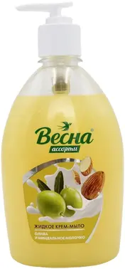 Весна Ассорти Олива и Миндальное Молочко крем-мыло жидкое
