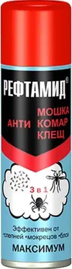 Рефтамид Максимум аэрозоль от насекомых и клещей 3 в 1