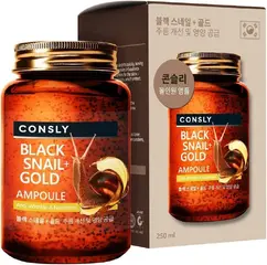 Consly Black Snail+Gold сыворотка ампульная для лица