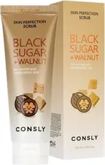 Consly Black Sugar & Walnut скраб для лица