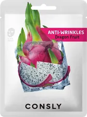Consly Anti-Wrinkles Dragon Fruit маска тканевая для лица