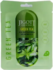 Jigott Green Tea маска тканевая для лица с экстрактом зеленого чая