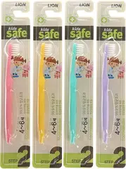 CJ Lion Kids Safe Step 2 щетка зубная детская от 4 до 6 лет
