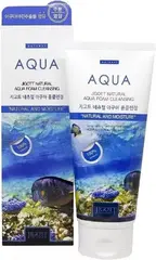 Jigott Natural Aqua пенка для умывания с аквамарином