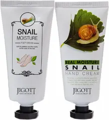 Jigott Real Moisture Hand & Foot Cream Set крем для рук и ног (набор)