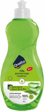 Qualita Green Tea & Aloe гель для мытья посуды