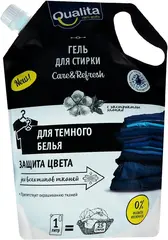Qualita Care & Refresh с Экстрактом Хлопка гель для стирки темного белья