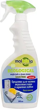 Molecola Ecological Lemon Power средство для чистки акриловых ванн и душевых кабин