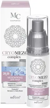 Белита Cryo Mezo Complex Увлажнение 72 часа+Защита от Старения мезофлюид для лица 20-30 лет