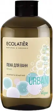 Ecolatier Natural & Organic Urban Амарант&Белый Чай пена для ванн