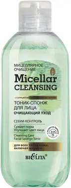 Белита Micellar Cleansing Очищающий Уход тоник-спонж для лица