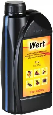 Wert 4TD SAE 5W30 масло полусинтетическое