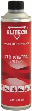 Elitech 4ТD Ультра SAE 5W-30 масло синтетическое