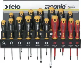Felo Ergonic+VDE набор отверток на стальной стойке