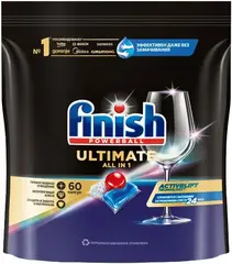 Finish Powerball Ultimate All in One капсулы для мытья посуды в посудомоечной машине
