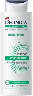 Деоника Detox Очищение шампунь для баланса жирности кожи головы