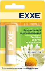 Exxe Ромашка+Мед бальзам для губ восстанавливающий 3 в 1 эффект