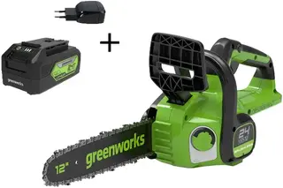 Greenworks GD24CS30K4 пила цепная аккумуляторная