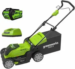 Greenworks G40LM41K4 газонокосилка аккумуляторная
