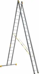Алюмет P2 лестница алюминиевая приставная универсальная