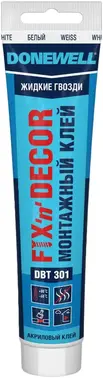 Donewell Fix-n-Decor монтажный акриловый клей жидкие гвозди