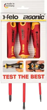 Felo Ergonic набор отверток диэлектрических