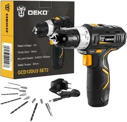 Deko GCD12DU3 дрель-шуруповерт аккумуляторная