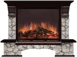 Glenrich Бостон Arte 33 каминокомплект с отделкой камнем